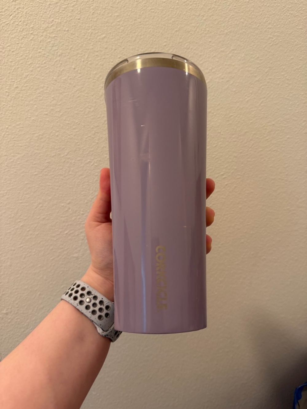 Corkcicle Lavender Stainless Tumbler - Flawed